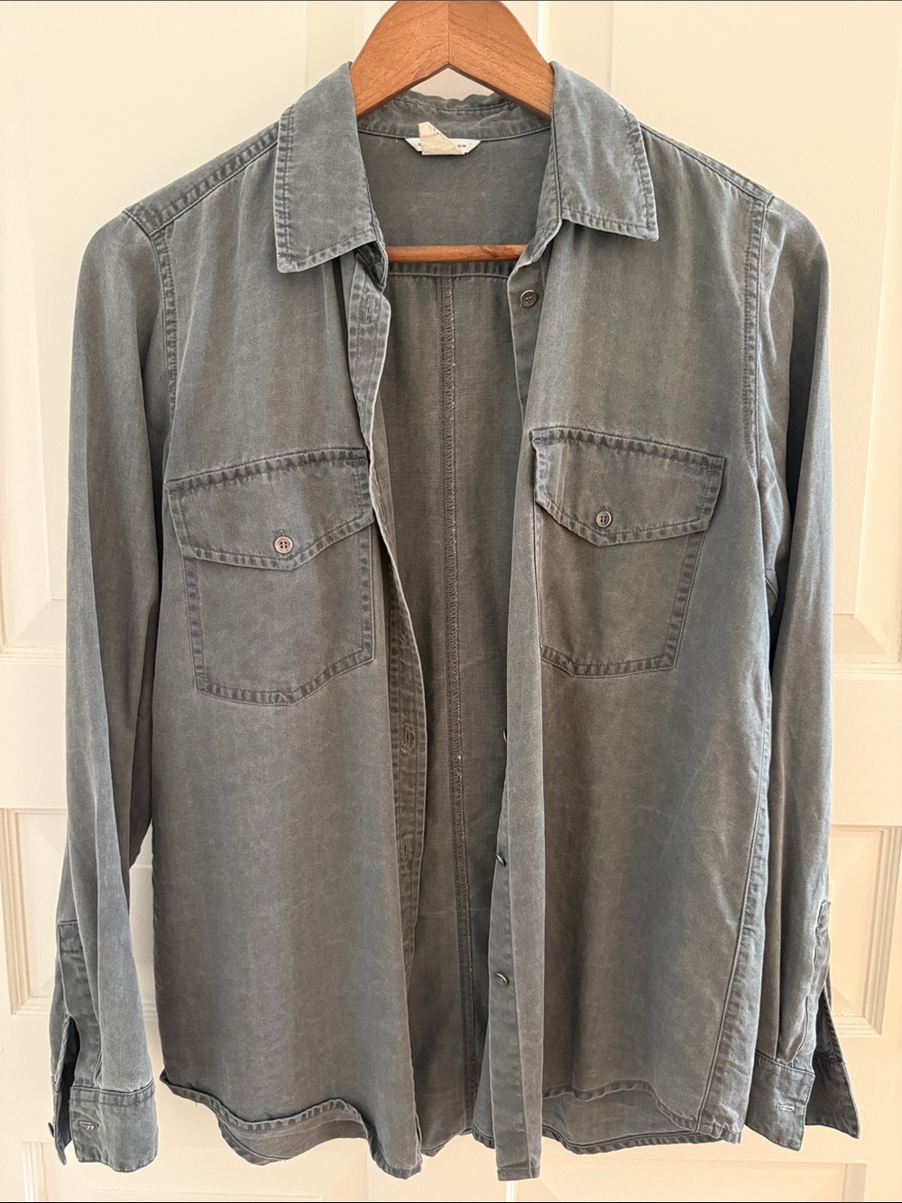 Club Monaco Washed Slate Button-Down Shirt
